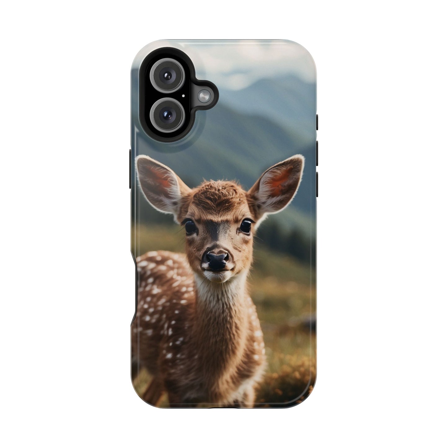 Gentle Fawn in Mountain Meadows MagSafe iPhone Case