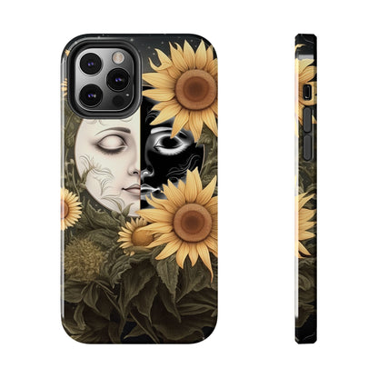 Sunflower Moon and Stars iPhone Case – Ethereal Art