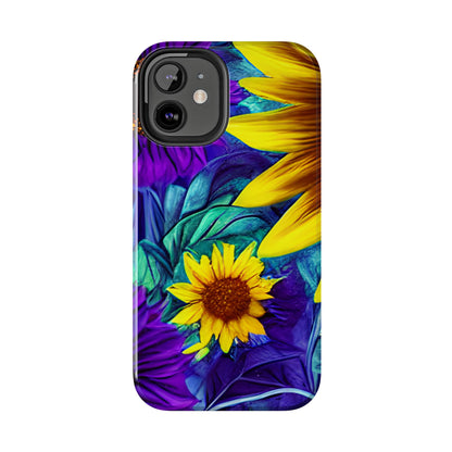 Purple & Gold Sunflower Dream - iPhone Series Case