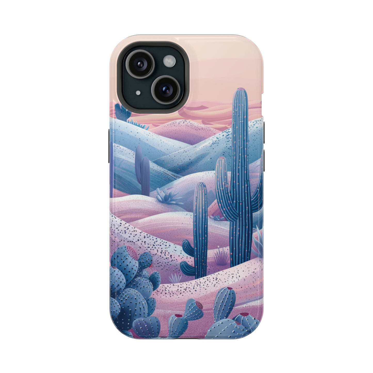 Desert Oasis MagSafe Case for iPhone – Cactus & Western Landscape Design for iPhone 15, 14 Pro Max, 13, and More!