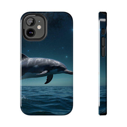 Midnight Ocean Dolphin - iPhone Case