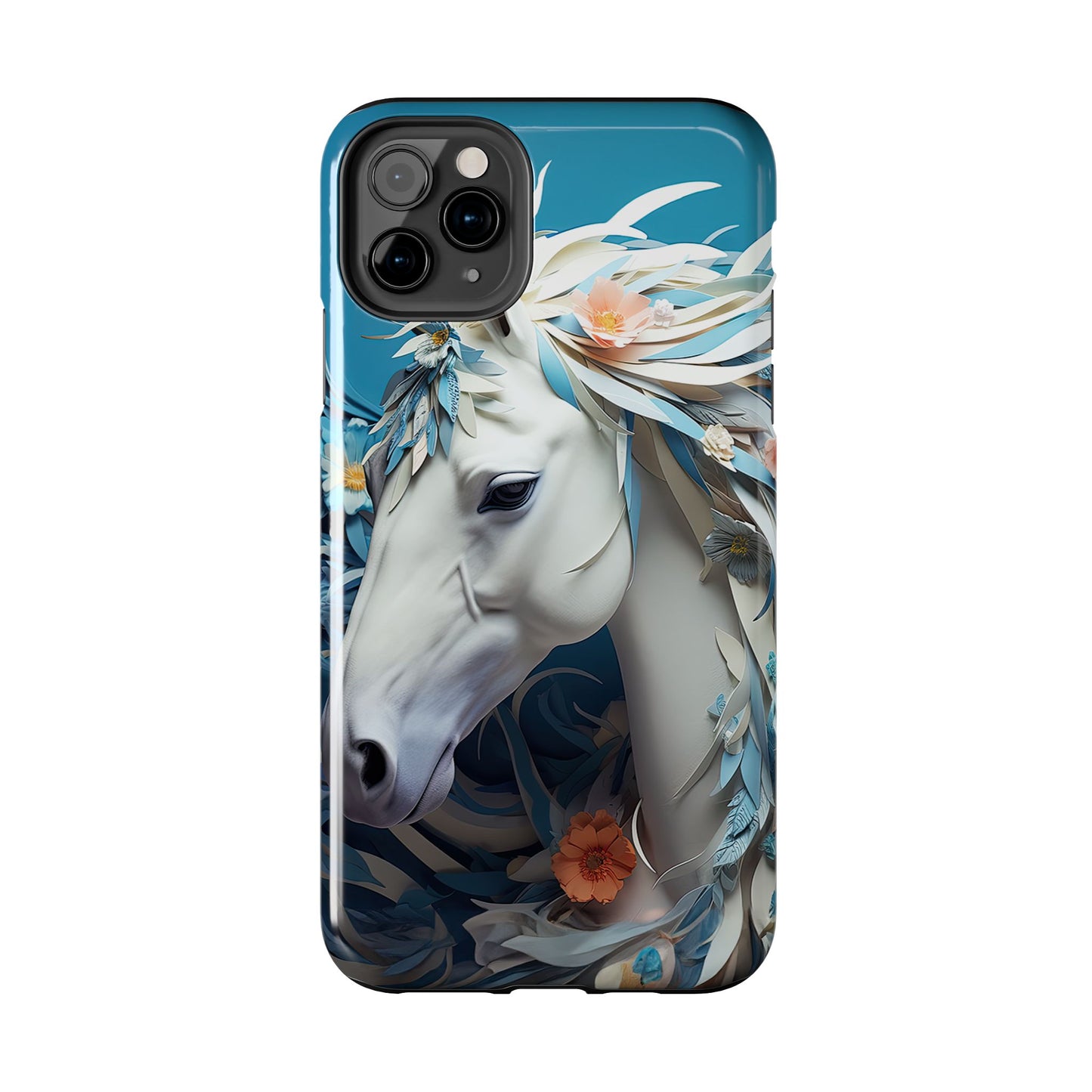 Floral Horse iPhone Case