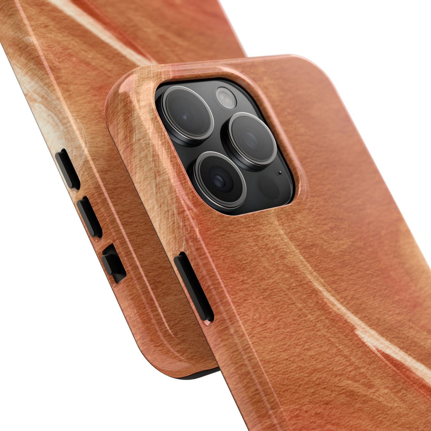 Earthy Terracotta Swirl MagSafe iPhone Case – Elegant Design with Magnetic Precision