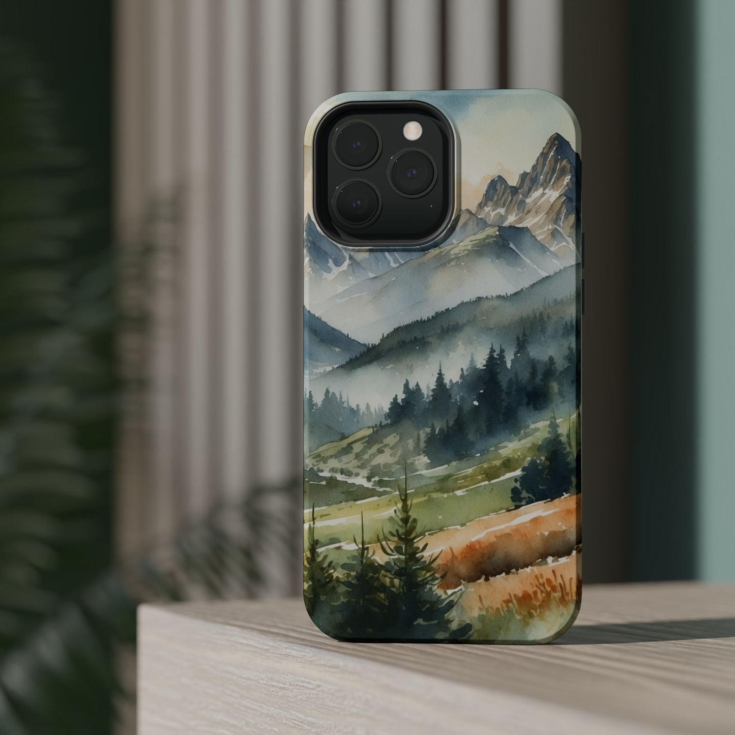 Serene Alpine Forest - MagSafe iPhone Case