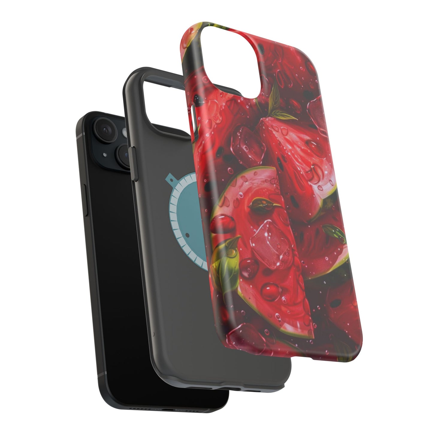 Juicy Watermelon MagSafe iPhone Case – Refreshing Summer Vibes, Dual-Layer Protection