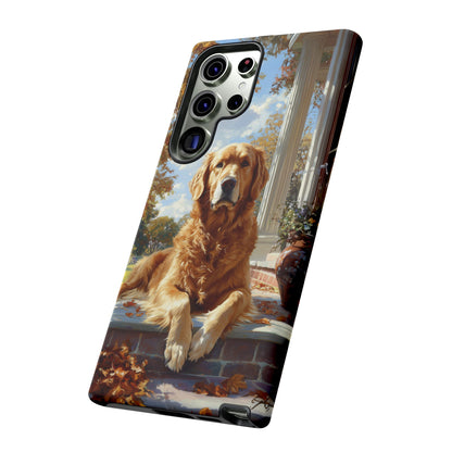 Golden Retriever Autumn Serenity - Samsung Galaxy Series Case