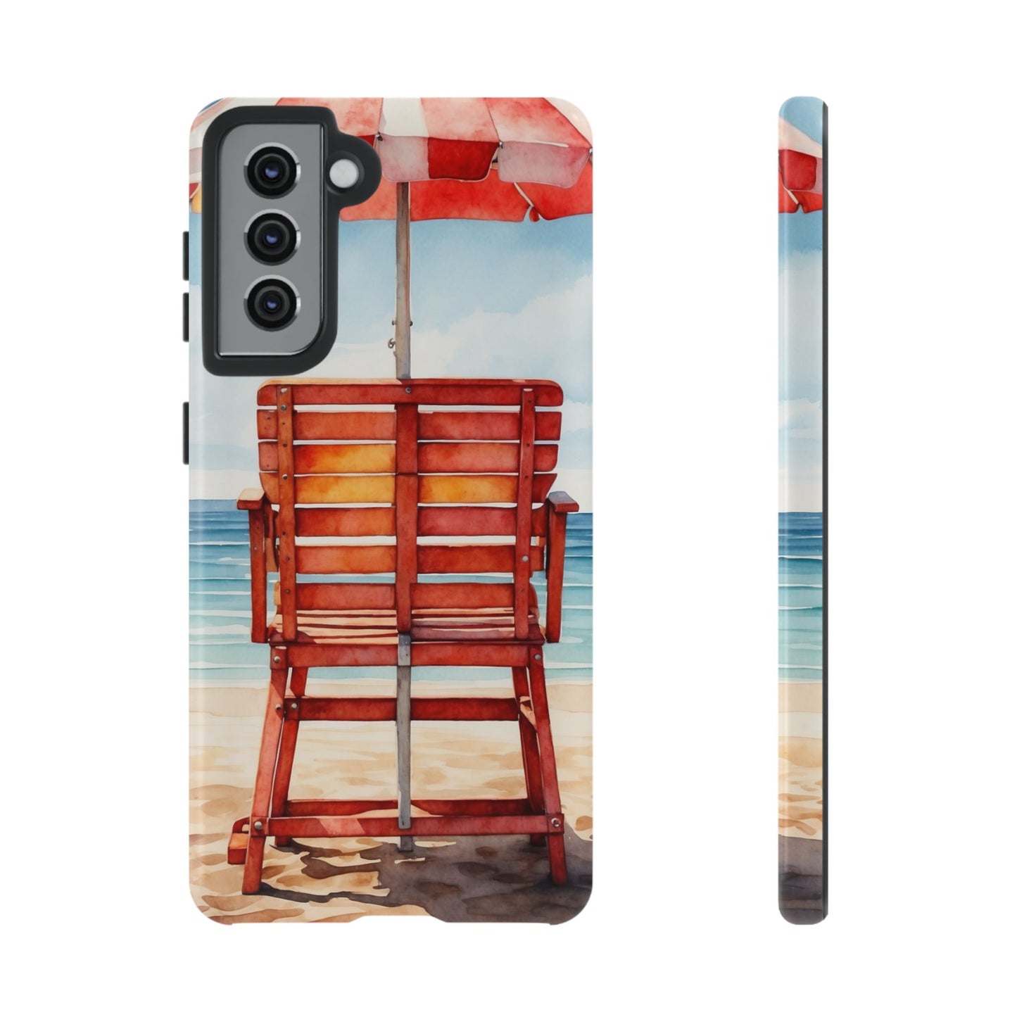 Beachfront Sunset Lounge Samsung Galaxy Case – Rearview Edition