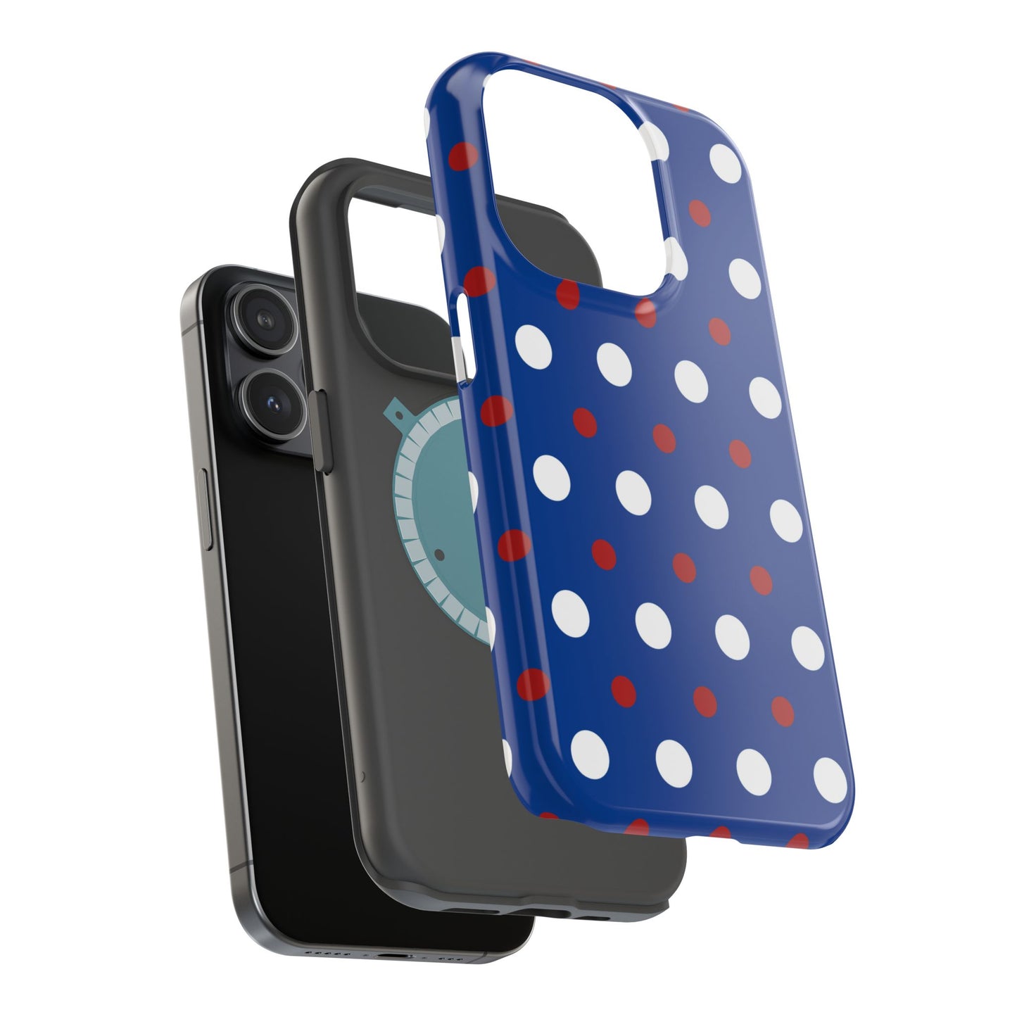 Patriotic Polka Dots – MagSafe iPhone Case