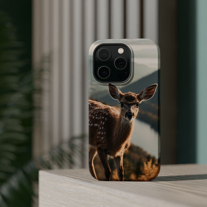 Whimsical Fawn in a Sunlit Forest MagSafe iPhone Case