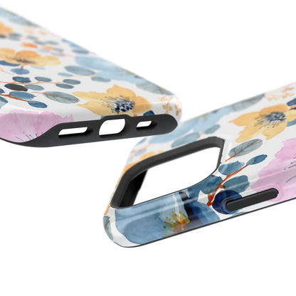 Spring Radiance – MagSafe Case with Vibrant Watercolor Floral Design