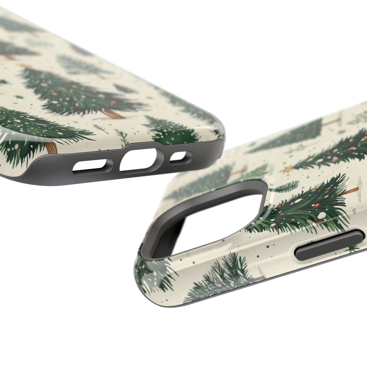 Festive Christmas Tree Forest Pattern – MagSafe iPhone Series Case