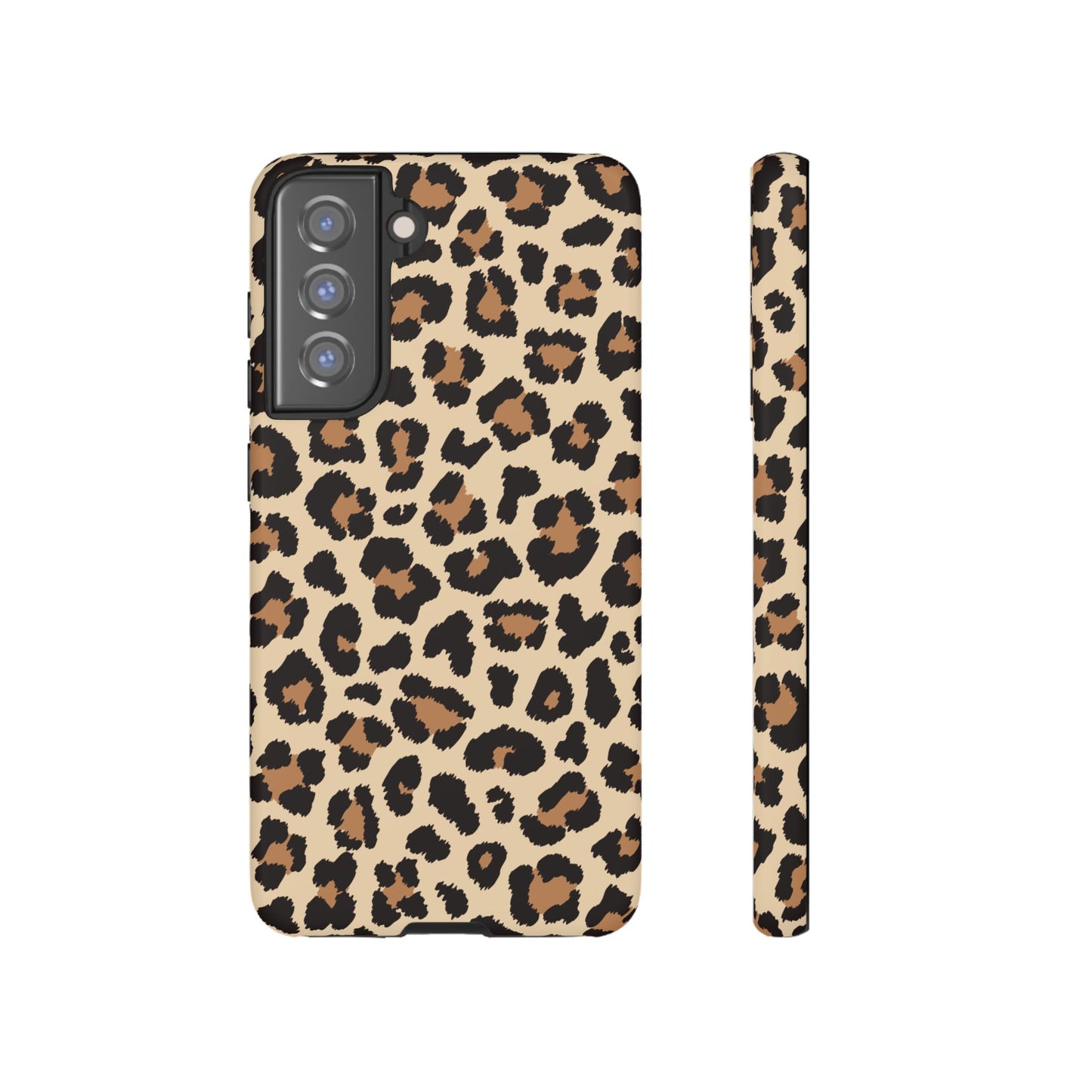 Wild Leopard Print Tough Samsung Galaxy Case – Bold Animal Pattern Design with Dual - Layer Protection - BOGO Cases