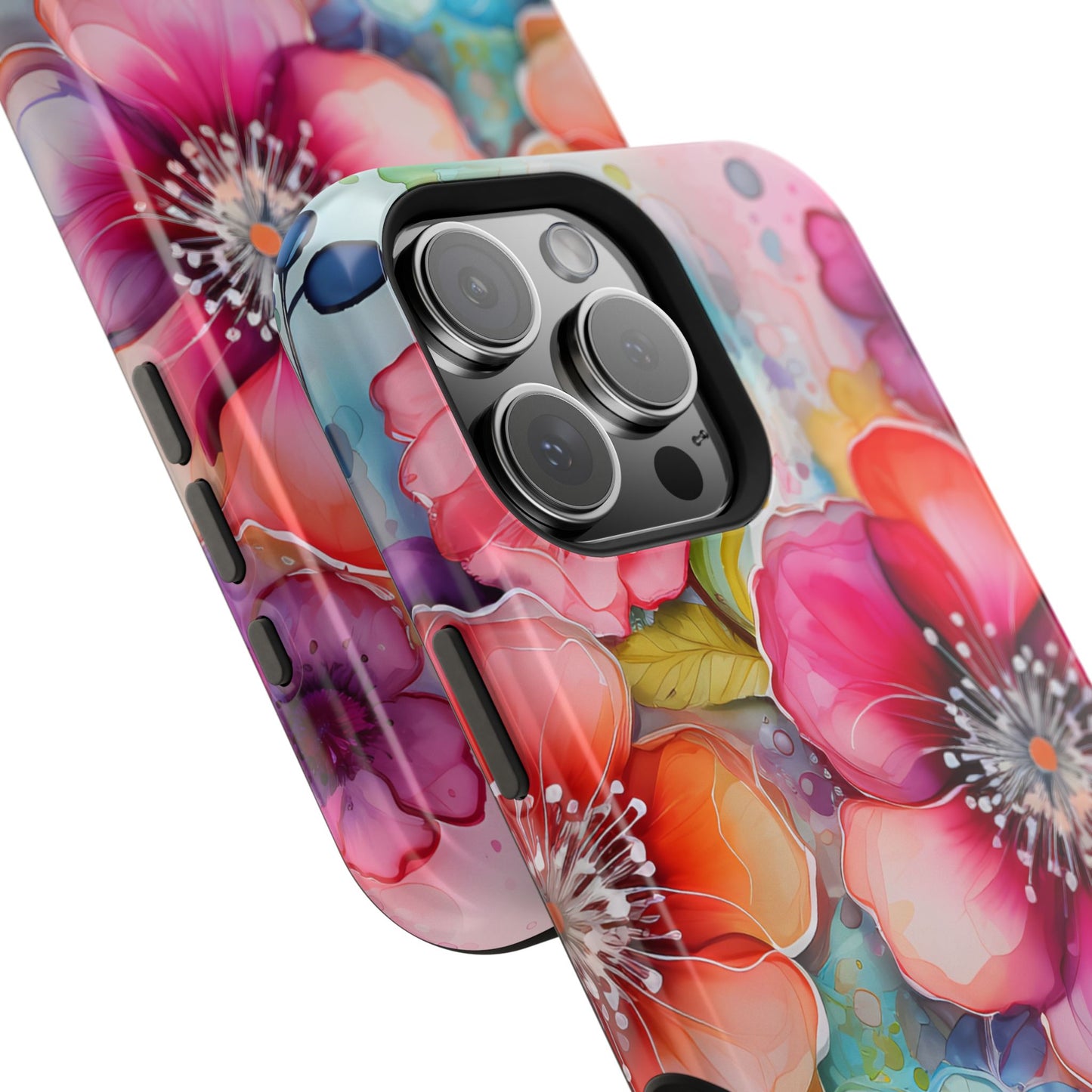 Vibrant Watercolor Floral Garden - MagSafe iPhone Series Case