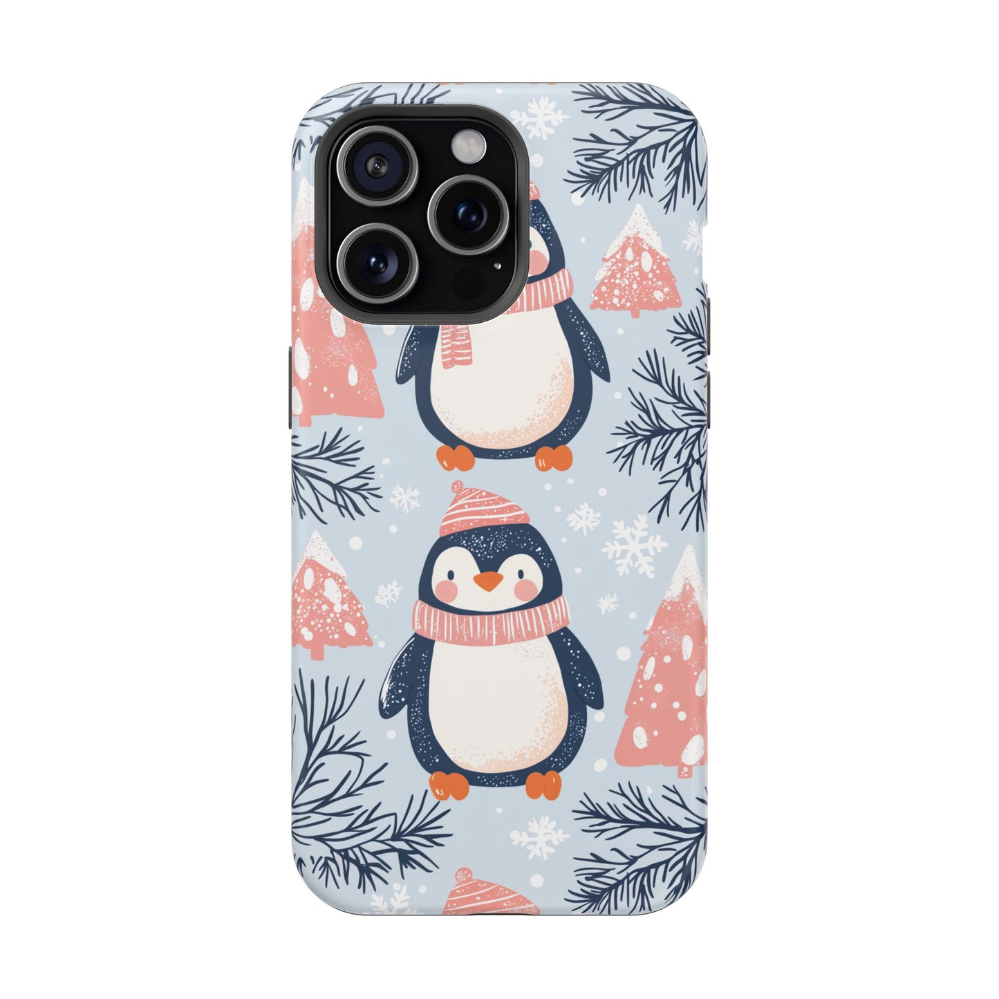 Penguin in Winter Wonderland MagSafe iPhone Case