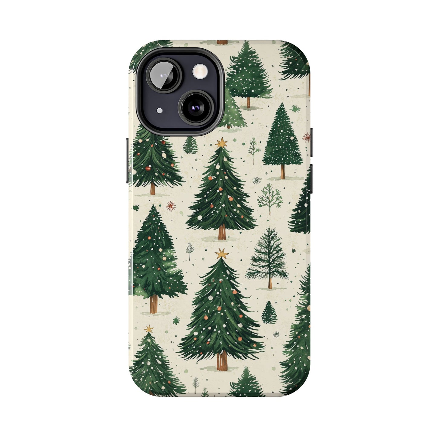 Festive Christmas Tree Forest Pattern – iPhone Series Case