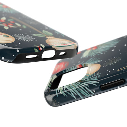 Elegant Christmas Ornaments and Pine - iPhone Series Case