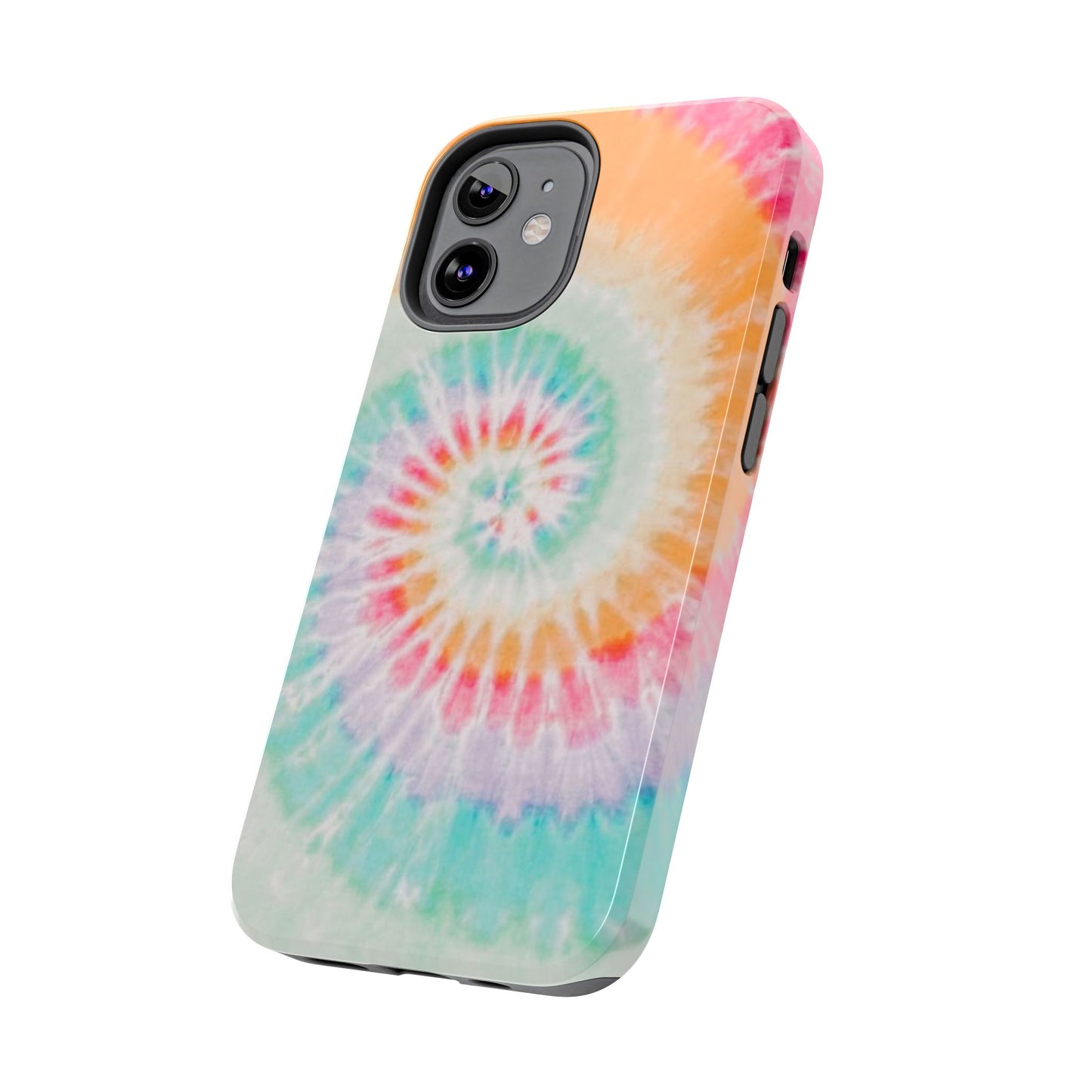 Pastel Swirl Tie-Dye iPhone Case – Soft & Minimalistic Style