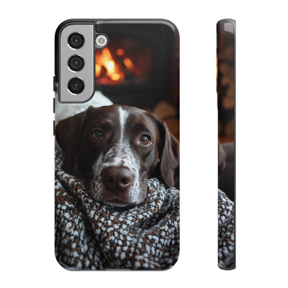 Relaxed German Shorthaired Pointer Samsung Galaxy Case – Rustic Charm Protective Cover