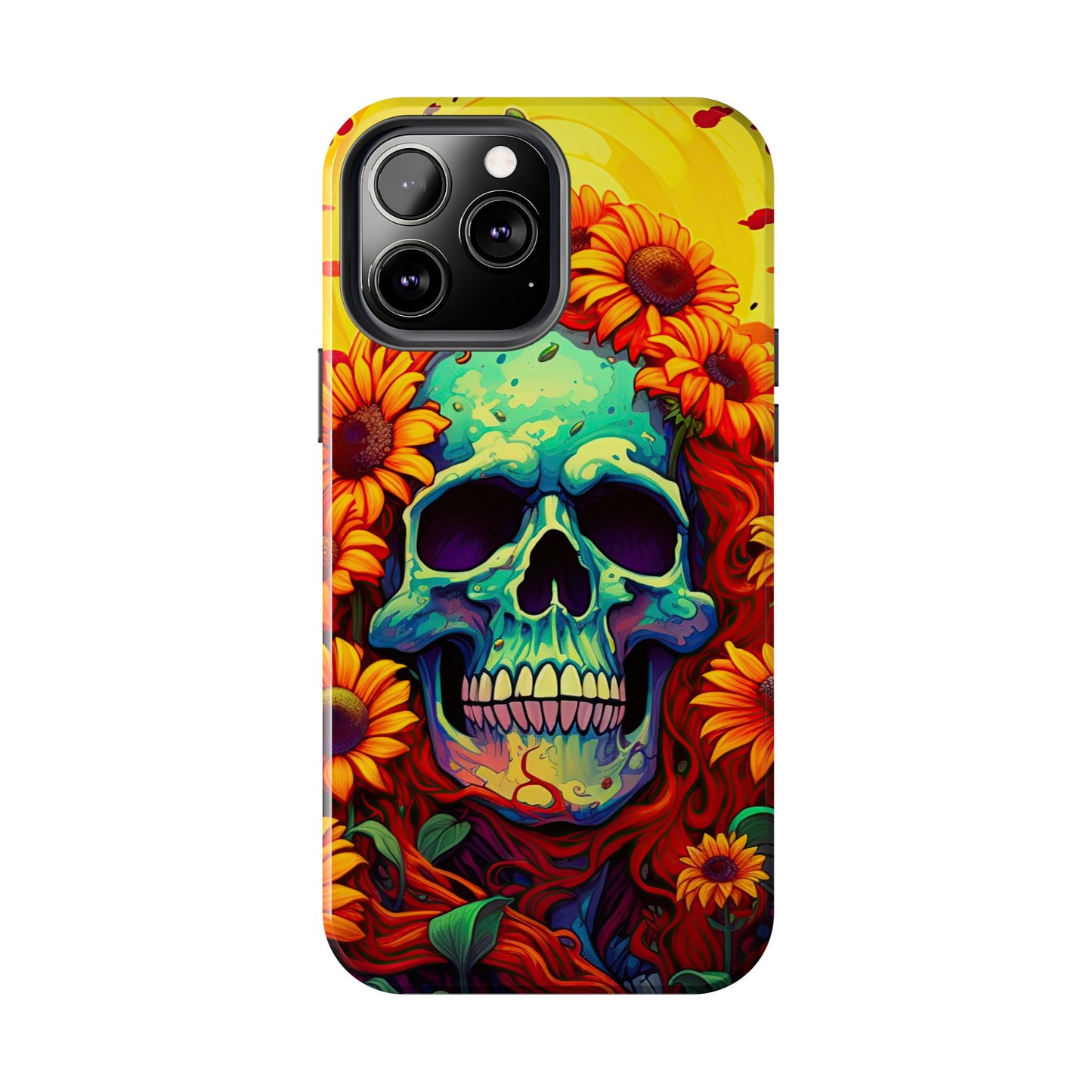 Sun Kissed Skull iPhone Case