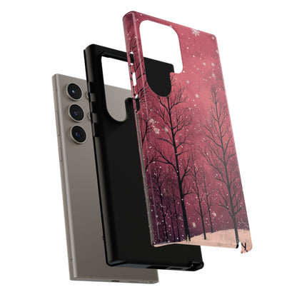 Pink Winter Twilight Forest - Samsung Galaxy Series Case