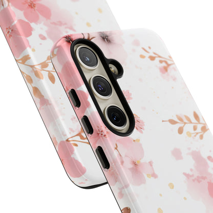 Soft Pink Cherry Blossom Samsung Galaxy Case – Elegant Floral Design