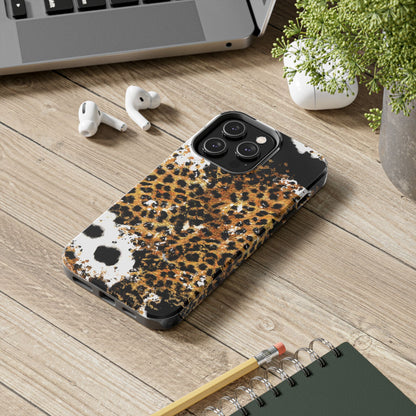 Bold Leopard Ink Splash - iPhone Series Case