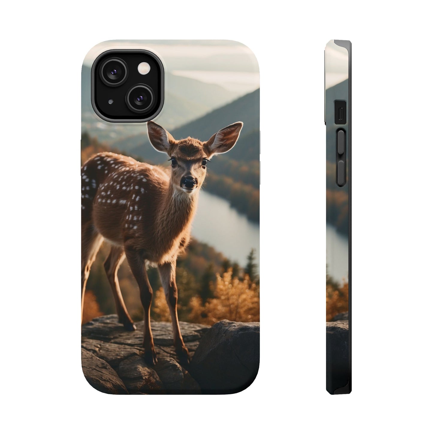 Whimsical Fawn in a Sunlit Forest MagSafe iPhone Case