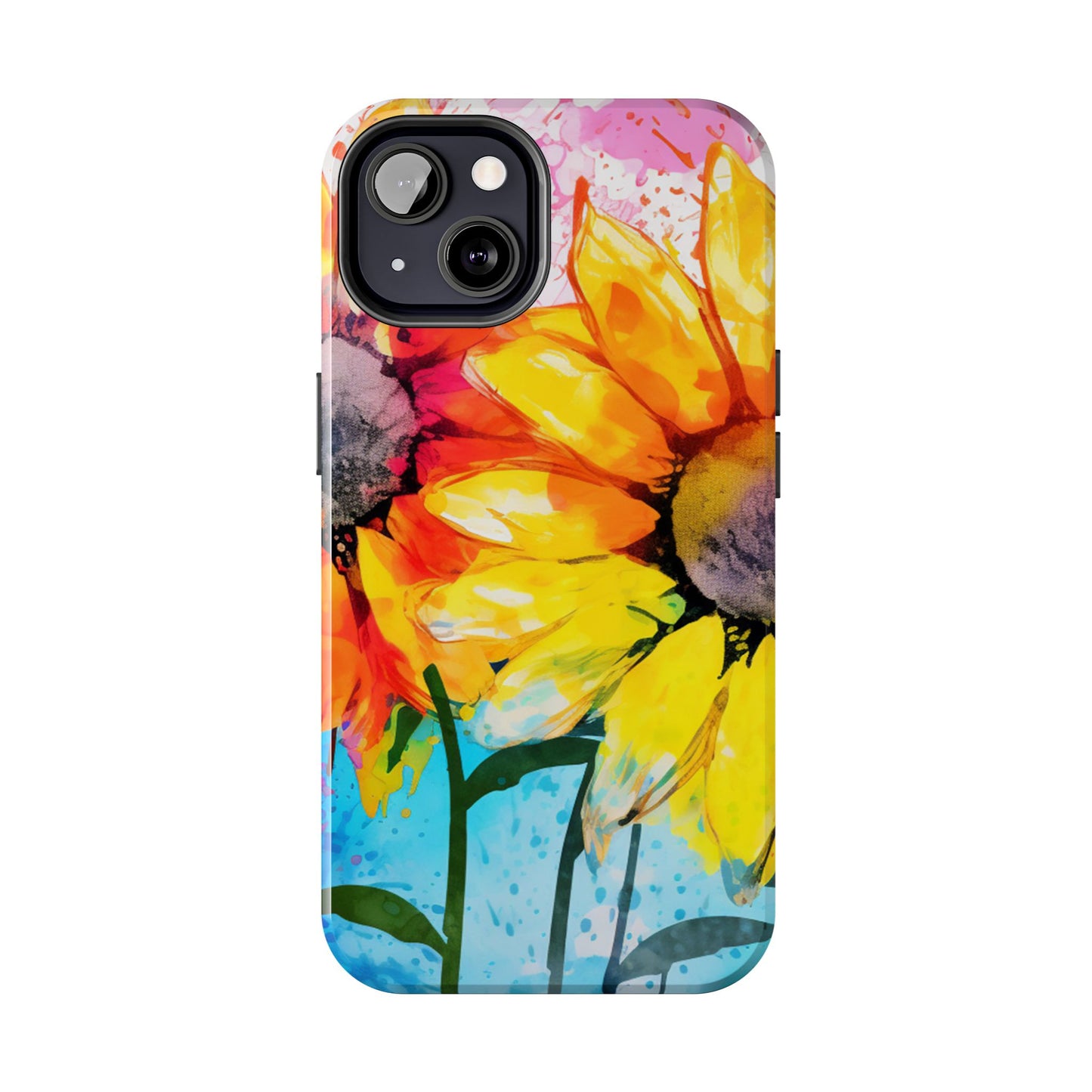 Bold Watercolor Sunflowers - iPhone Series Case