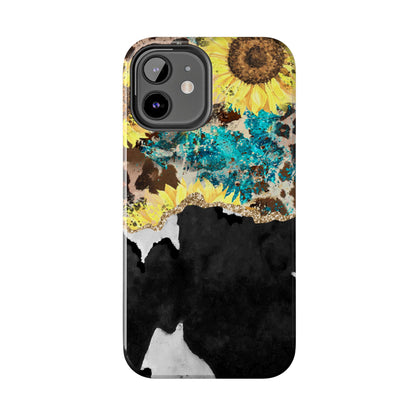 Rustic Sunflower Leopard Glam - iPhone Series Case