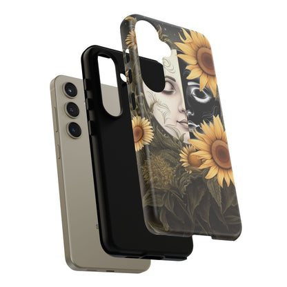 Sunflower Moon and Stars Samsung Galaxy Case – Ethereal Art Design