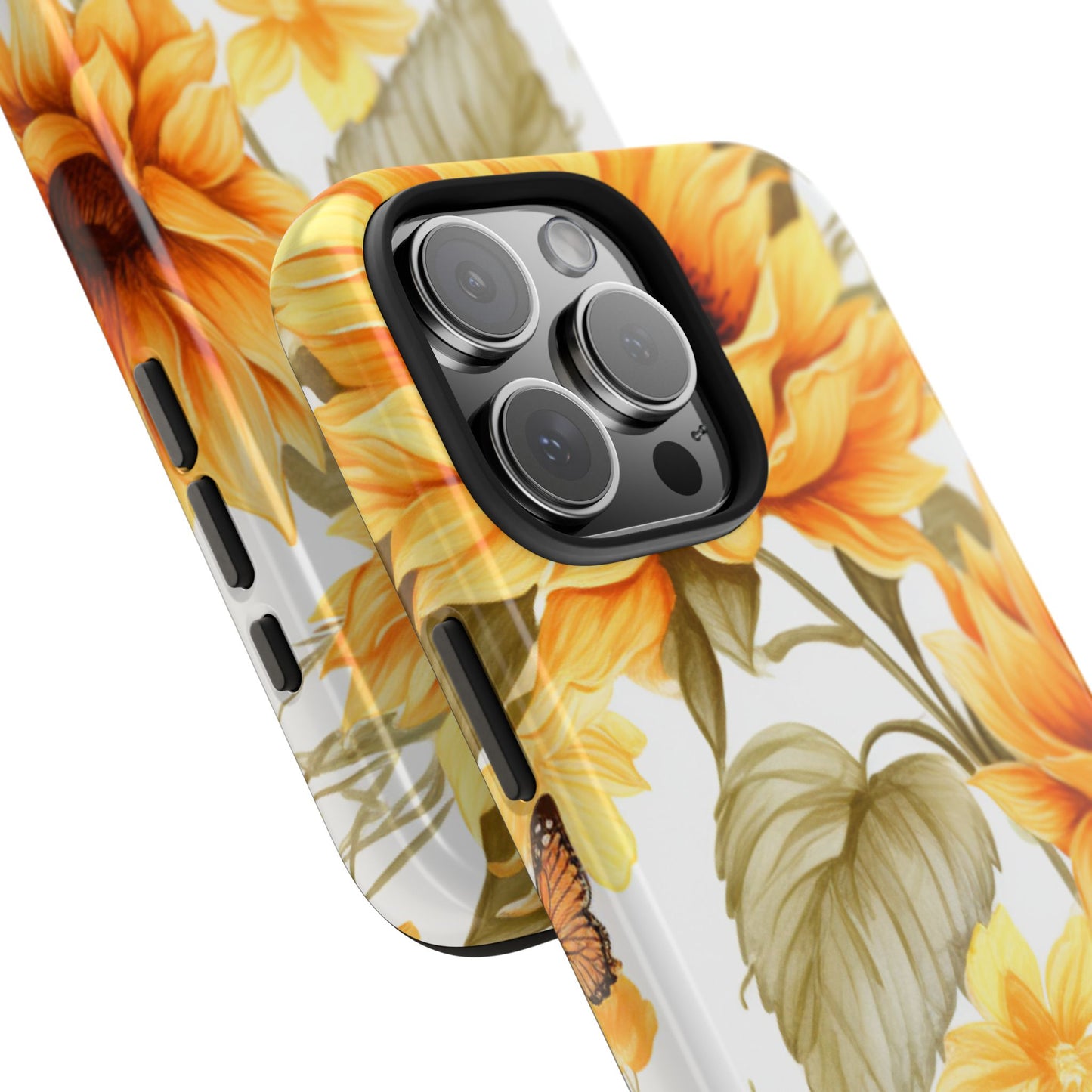 Sunflower & Butterfly Bliss - iPhone Series Case