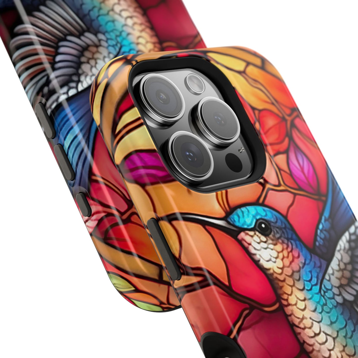 Radiant Multicolor Bird Artwork - MagSafe iPhone Case