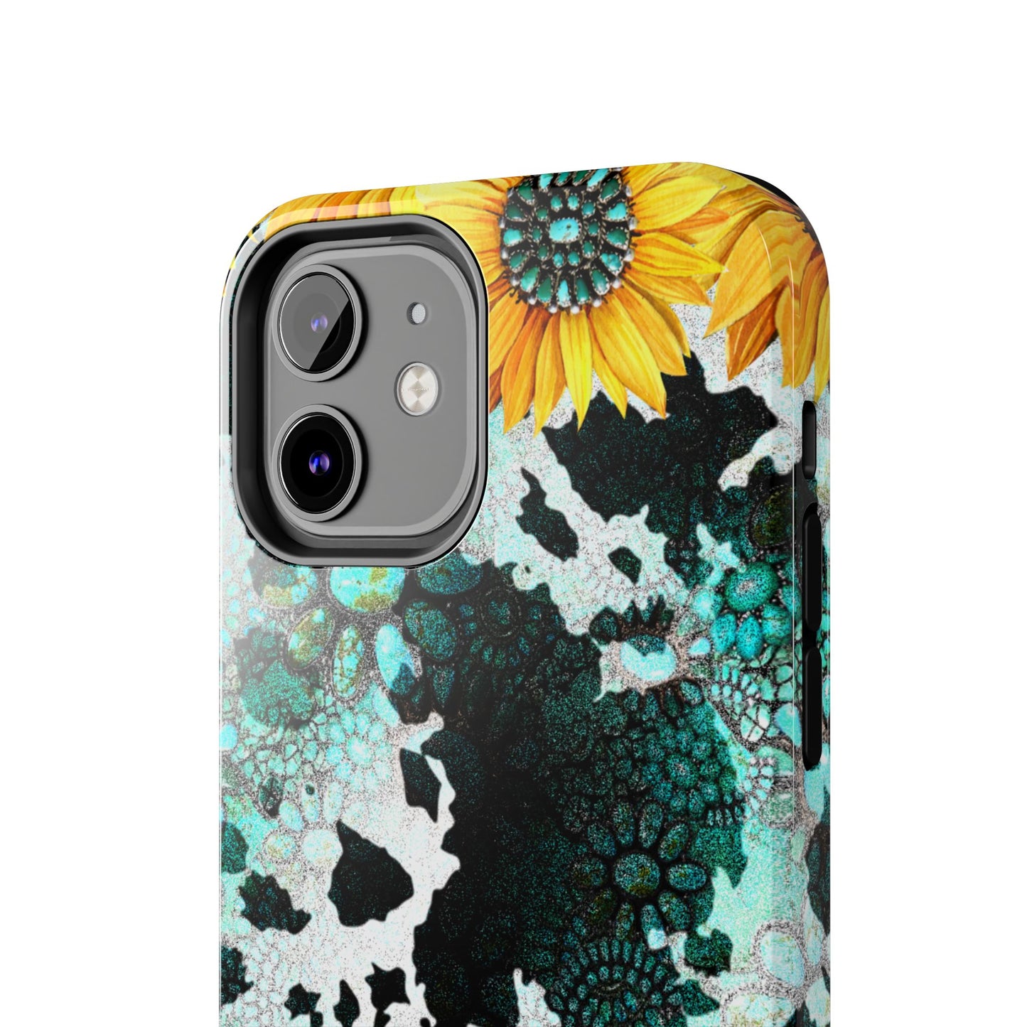 Boho Turquoise Sunflower Lace - iPhone Series Case