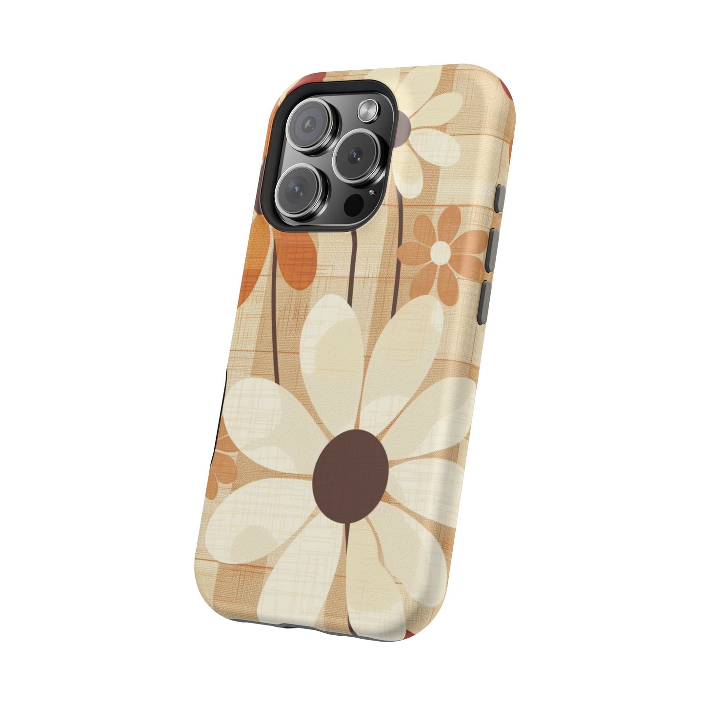 Harvest Daisy Plaid iPhone Case