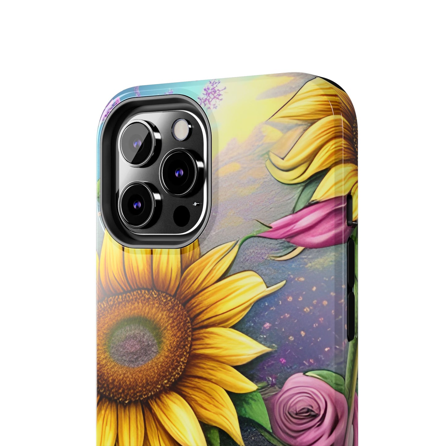 Whimsical Sunflower & Rose Garden - iPhone Series Case