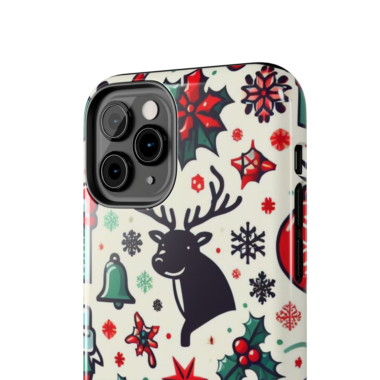 Cartoon Christmas Cheer – iPhone Case