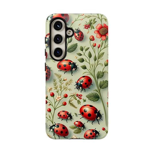 Ladybug Phone Case - Tough Dual Layer Protection - Perfect Gift For The Ladybug Lover In Your Life - BOGO Cases