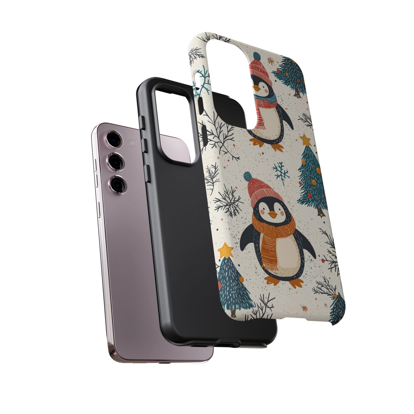 Penguin Wonderland – Snowy Christmas Cheer Samsung Galaxy Case