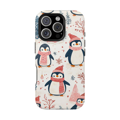 Penguin Paradise – Christmas Cheer MagSafe iPhone Case