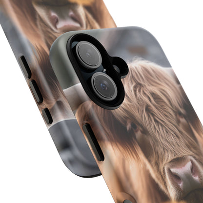 Highland Cow Phone Case | Custom Farmhouse | 10-foot Drop Protection