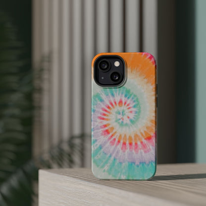 Pastel Tie-Dye MagSafe iPhone Case – Soft Colors & Magnetic Functionality