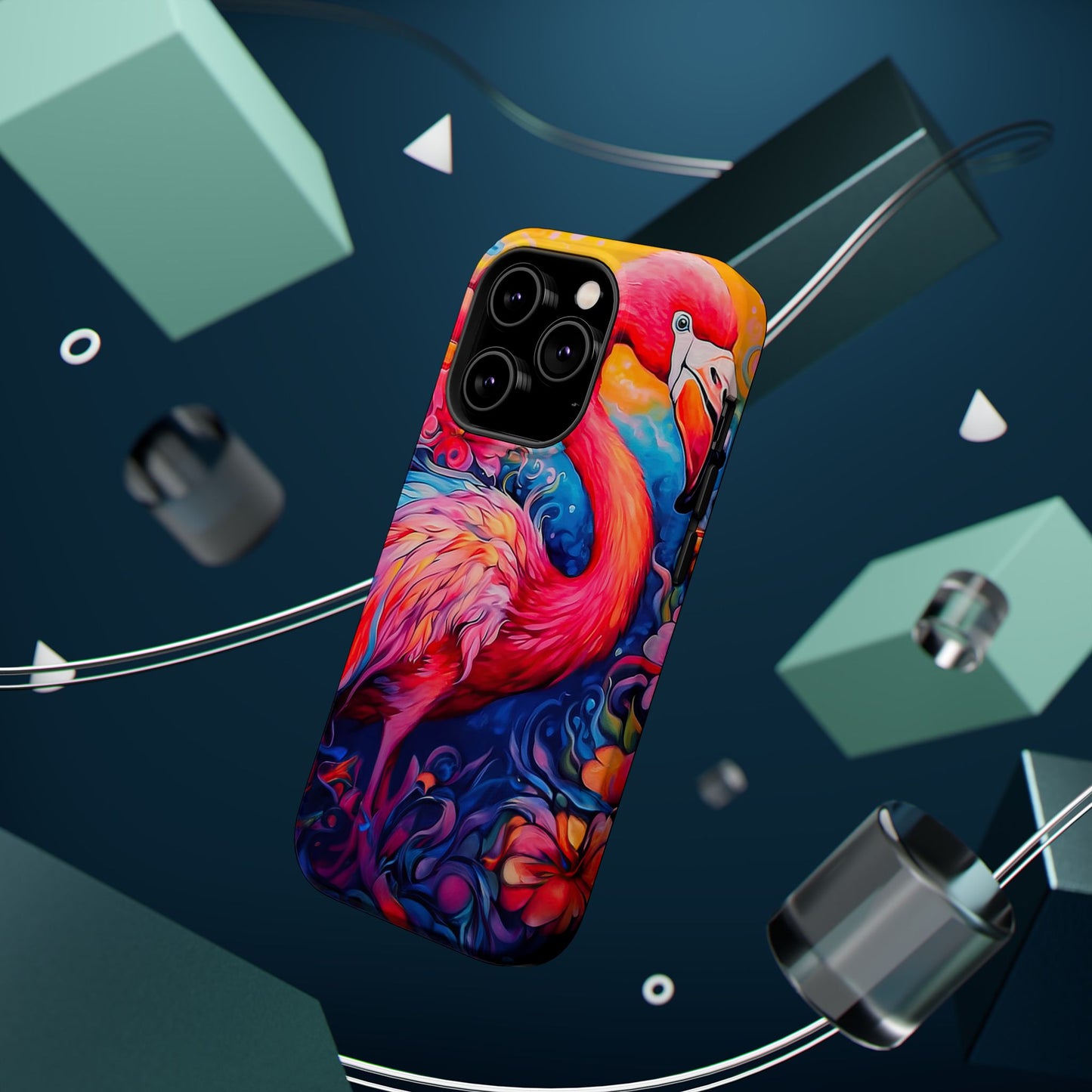 Flamingo Radiance – MagSafe iPhone Cases