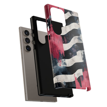 Blood Zebra Samsung Case – Bold Red & Black Pattern