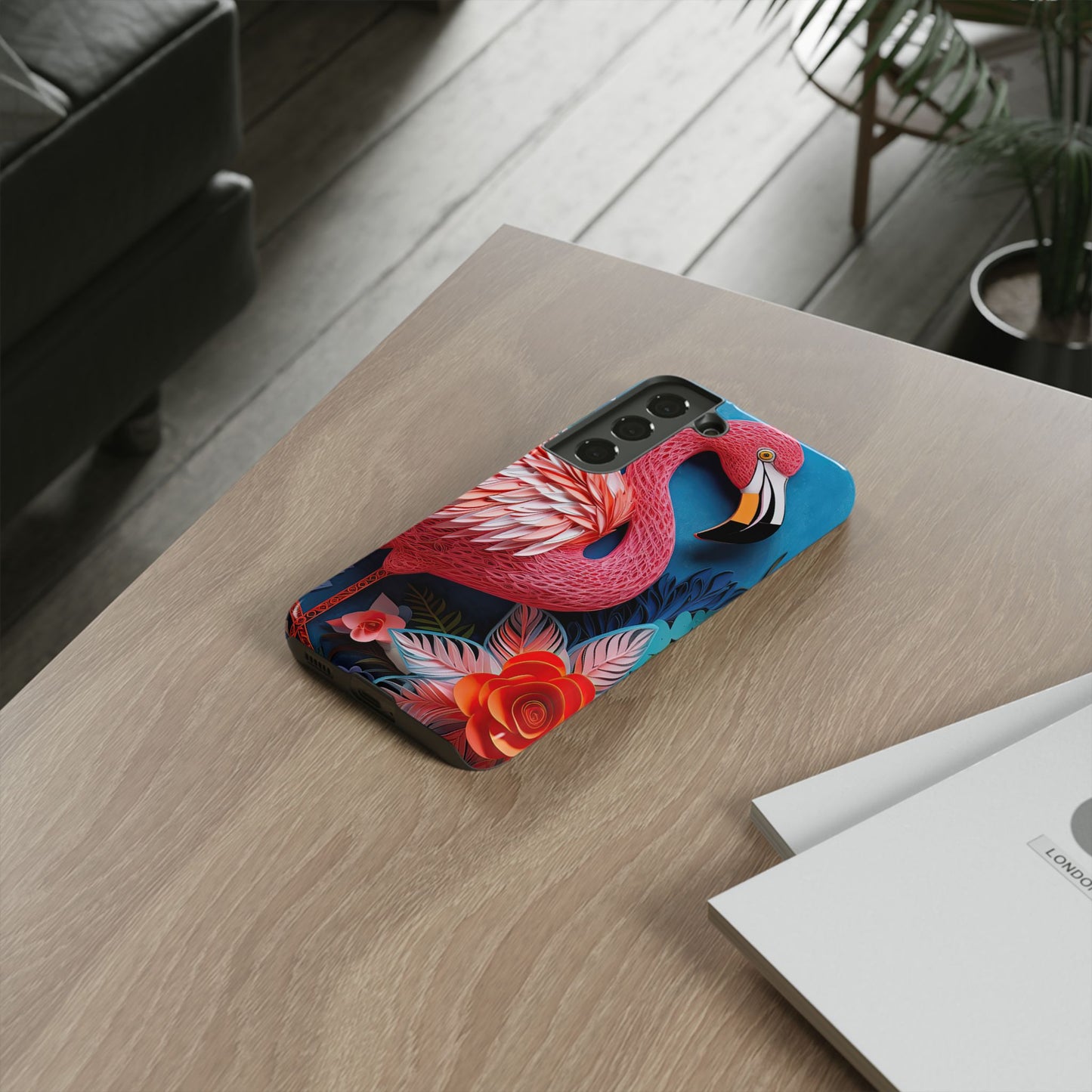 Flamingo Dreams – Bold Tropical Samsung Case