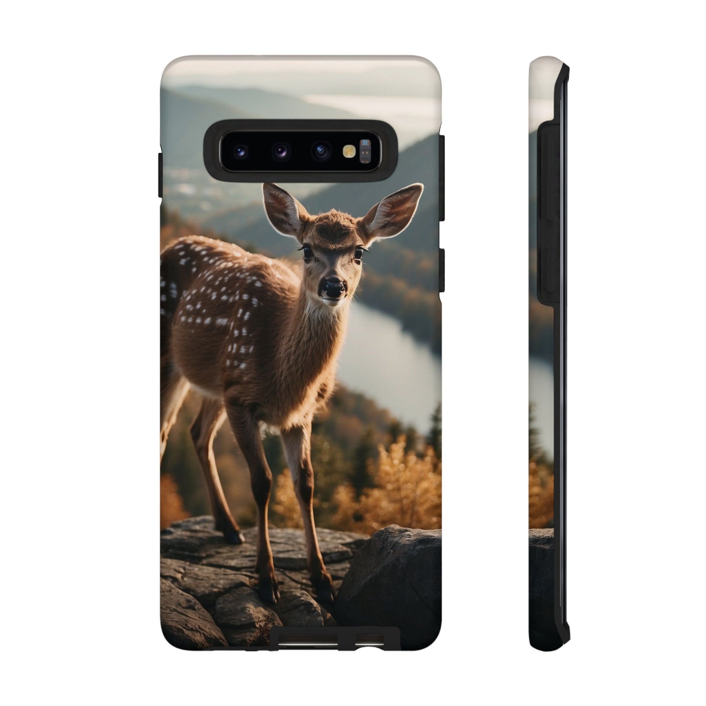 Whimsical Fawn in a Sunlit Forest iPhone Case