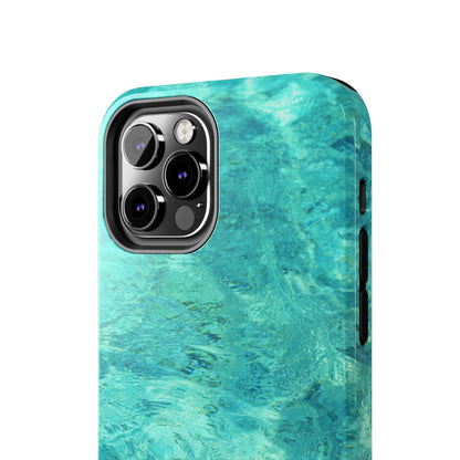 Aqua Blue Water iPhone Case – Relaxing Beach-Inspired Design