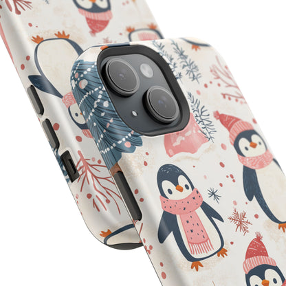 Penguin Paradise – Christmas Cheer MagSafe iPhone Case