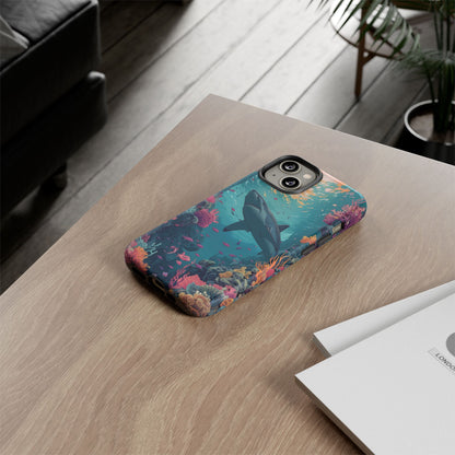 Ocean Shark Coral Reef iPhone Case