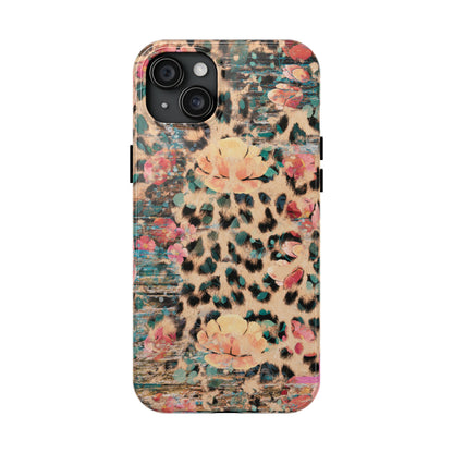 Rustic Floral Leopard - iPhone Series Case