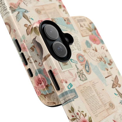 Vintage Collage iPhone Case - Retro Nostalgic Protective Cover